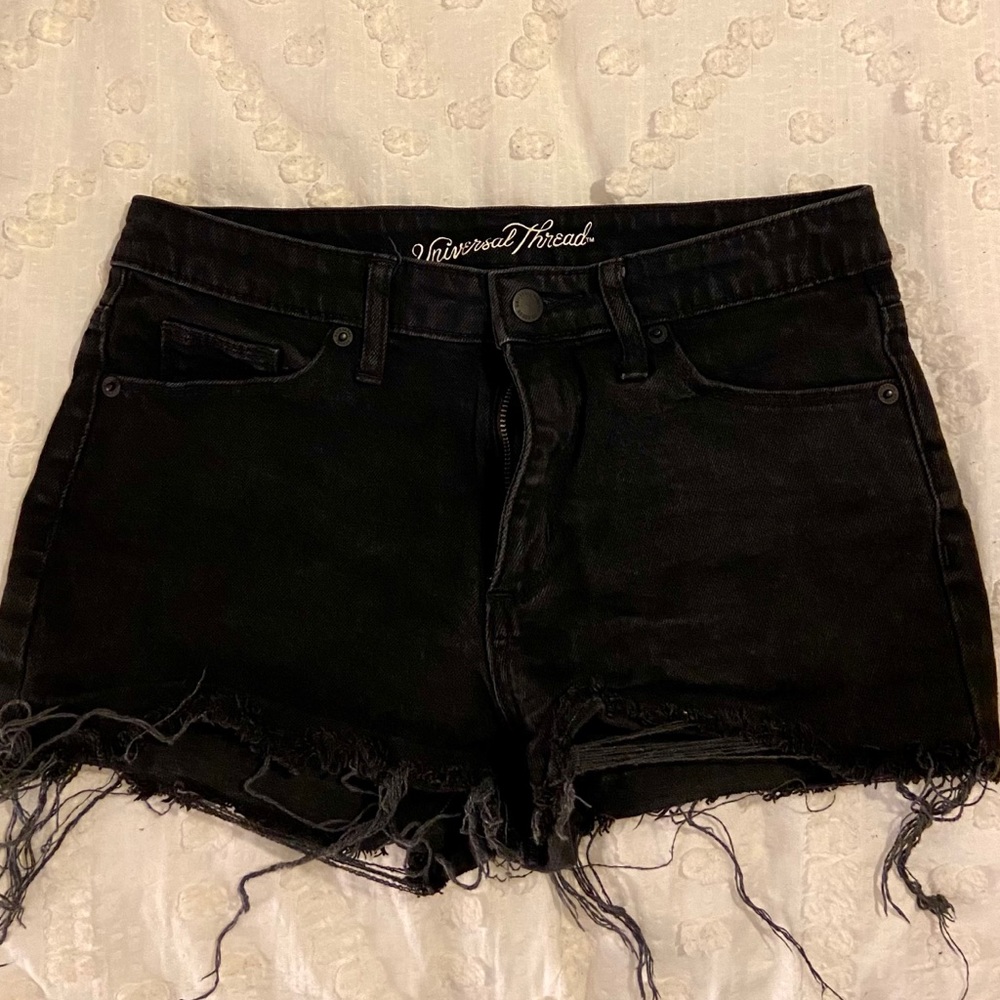 Universal Thread Black Denim Short